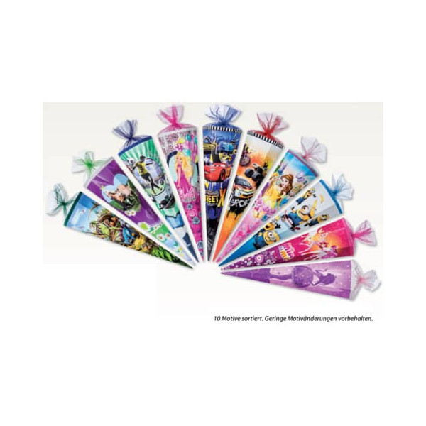 20 Stück NESTLER Geschwistertüte 4350106, sortiert, 35cm, rund 4015594844707 NESTLER