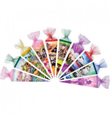 Geschwisterschult&uuml;te 4150036, sortiert, 15cm, 6-eckig