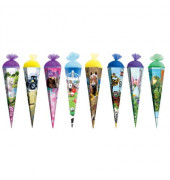 Schulttüte Motiv sortiert 50cm 6-eckig 6750971