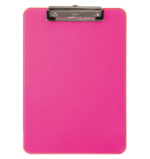 Klemmbrett MAULneon 2340621, A4, neonpink, Kunststoff, inkl Aufhängeöse