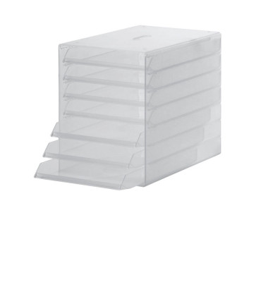 Schubladenbox Idealbox 1712000400 transparent/transparent 7 Schubladen offen Schubladenbox Idealbox 1712000400 transparent/transparent 7 Schubladen offen
