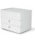 Schubladenbox Smart-Box Plus Allison 1100-12 SnowWhite/SnowWhite 2 Schubladen geschlossen mit Utensilienbox