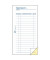 Tagesrapport 1301 10,5 x 20cm 2x50 Blatt