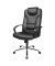 Chefsessel Comfort Point 50, schwarz / chrom, mit Armlehnen, bis 110kg, mit Kopfst&uuml;tze