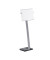 Bodenaufsteller INFO SIGN STAND silber A3 höhenverstellbar bis 125cm
