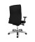 Bürostuhl Big Star 10, schwarz / silber, mit Armlehnen, bis 150kg