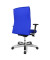 Bürostuhl Big Star 10, blau / silber, mit Armlehnen, bis 150kg