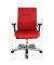Bürostuhl Big Star 10, rot / silber, mit Armlehnen, bis 150kg