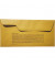Postzustellungsumschläge 2044 Din Lang mit Fenster gelb, für förmliche Zustellung