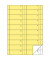 Bonbuch 842 1000 Bons gelb A4 1. und 2. Blatt bedruckt 2x50 Blatt