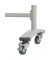 Stativdrehtafel-Whiteboard ST205, 220 x 120cm., emailliert, Aluminiumrahmen
