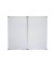 Klapp-Whiteboard MAULstandard, 6458284, geschlossen: 100x150cm / geöffnet: 100x300cm, kunststoffbeschichtet, Aluminium
