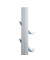 Prospektständer Mobile alu für 16 Prospekte 167,8x94x38,5cm