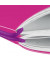 Notizbuch 11361474, pink, A4, liniert+kariert, 80g, 80 Blatt / 160 Seiten