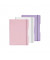 Notizbuch 11408630, my.book, violett, A5, kariert, 80g, 40 Blatt / 80 Seiten