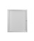 Schaukasten S-Line 4 x A4 Metallrückwand weiß, silber magnetisch