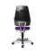 Bürodrehstuhl Body Balance S30 ohne Armlehnen violett