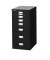 Schubladenschrank MultiDrawer™ 29er Serie L298833, Stahl, 8 Schubladen (Vollauszug), A4, 27,9 x 59 x 38 cm, schwarz