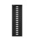 Schubladenschrank MultiDrawer™ 39er Serie L3915833, Stahl, 15 Schubladen (Vollauszug), A4, 27,9 x 86 x 38 cm, schwarz