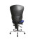 Bürostuhl Steel Point 80, blau / chrom, bis 110kg