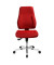 Bürostuhl Point 91, rot / silber, bis 110kg