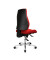 Bürostuhl Point 91, rot / silber, bis 110kg