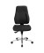Bürostuhl Point 91, schwarz / silber, bis 110kg