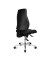 Bürostuhl Point 91, schwarz / silber, bis 110kg