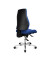 Bürodrehstuhl Point 91 ohne Armlehnen blau