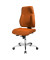 Bürodrehstuhl Point 91 ohne Armlehnen orange