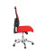 Bürostuhl Nito, rot / silber, bis 110kg