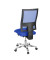 Bürostuhl Nito, royalblau / silber, bis 110kg