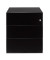 Rollcontainer Note NWA59M7SSS833 Metall schwarz, 3 normale Schubladen, abschließbar