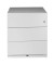 Rollcontainer Note NWA59M7SSS645 Metall lichtgrau, 3 normale Schubladen, abschließbar