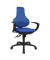 Bürostuhl Ergo Point SY, blau / schwarz, bis 110kg