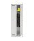 Spind Light GL06D1245, Metall, 2 Abteile mit 2 Fächern, abschließbar, 60x185cm (BxH), lichtgrau