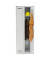 Spind Light GL06D1245, Metall, 2 Abteile mit 2 Fächern, abschließbar, 60x185cm (BxH), lichtgrau