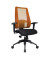 Bürodrehstuhl Lady Sitness Deluxe ohne Armlehnen orange