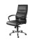 Chefsessel TD LUX 10, schwarz / chrom, mit Armlehnen, bis 110kg