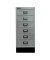 Schubladenschrank MultiDrawer™ 29er Serie L296S855, Stahl, 6 Schubladen (Vollauszug), A4, 38 x 67 x 27,9 cm, mit Sockel, silber