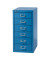 Schubladenschrank MultiDrawer™ 29er Serie L296105, Stahl, 6 Schubladen (Vollauszug), A4, 38 x 59 x 27,8 cm, blau