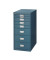 Schubladenschrank MultiDrawer™ 29er Serie L298105, Stahl, 8 Schubladen (Vollauszug), A4, 38 x 59 x 27,8 cm, blau