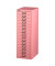 Schubladenschrank MultiDrawer™ 39er Serie L3915101, Stahl, 15 Schubladen (Vollauszug), A4, 27,9 x 86 x 38 cm, pink