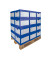 Archivcontainer Deckelbox Color 206102, A4, weiß/blau, Wellpappe