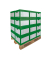 Archivcontainer Deckelbox Color 206104, weiß/grün, Wellpappe