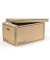 Archivcontainer Jumbo-Box 760, A3, braun, innen 60x37x32cm (TxBxH), Wellpappe
