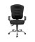 Bürostuhl Softec Synchro Deluxe, schwarz / chrom, mit Armlehnen, bis 110kg