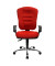 Bürodrehstuhl Softec Synchro Deluxe mit Armlehnen rot