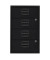 Standcontainer PFA PFA4S433 Metall schwarz, 4 normale Schubladen, abschließbar