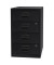 Standcontainer PFA PFA4S433 Metall schwarz, 4 normale Schubladen, abschließbar
